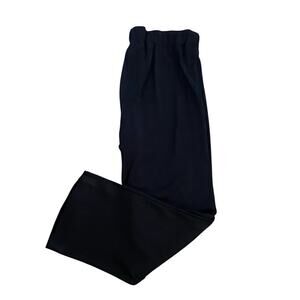 Misook 16 Straight Leg Black Knit Pants Trousers Button Zip